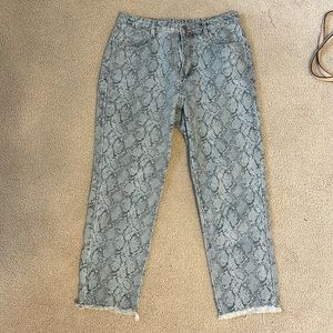 Snake Priny Relaxed Fit Jeans Size S
